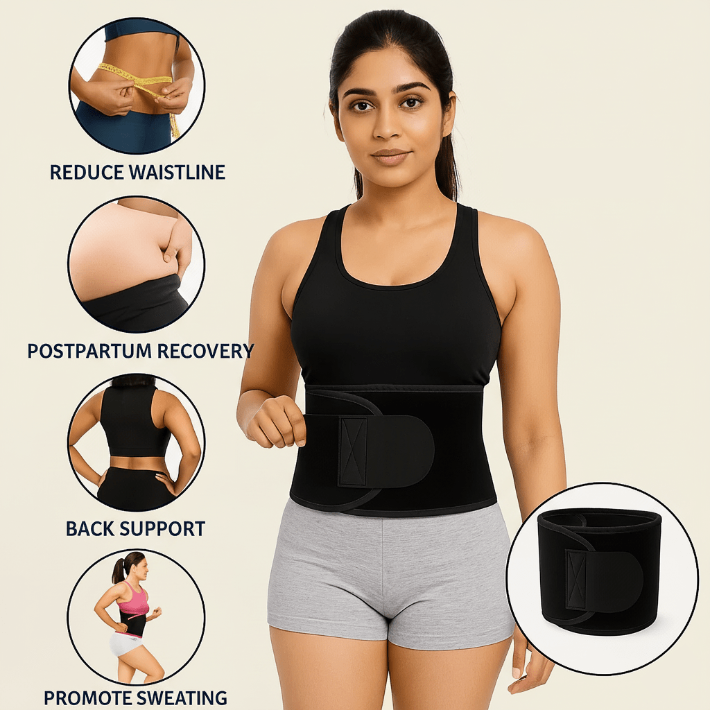 Sweat Slim Belt For Women (Pack of 2)