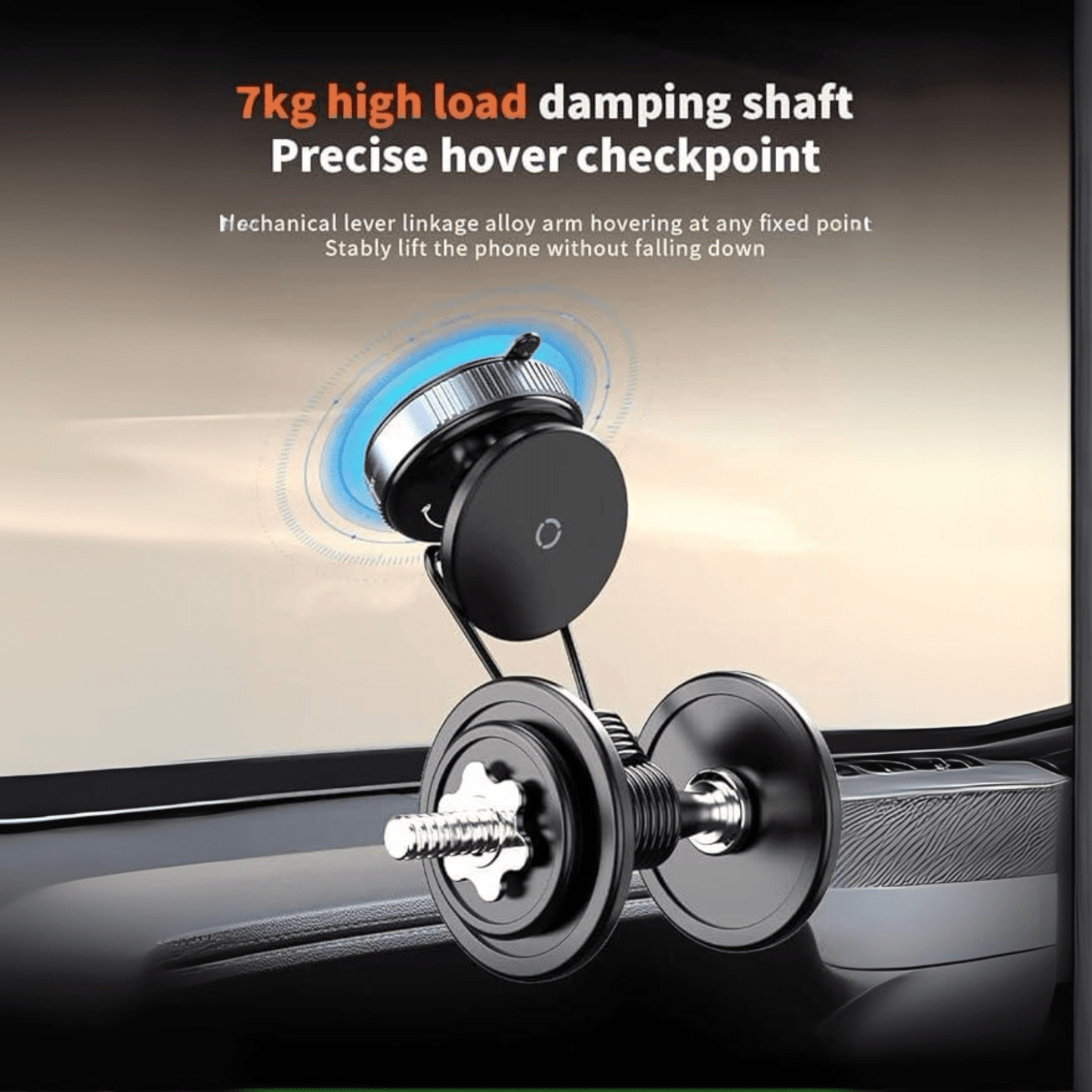 TwistLock Pro - Vacuum Magnetic Suction Phone Holder