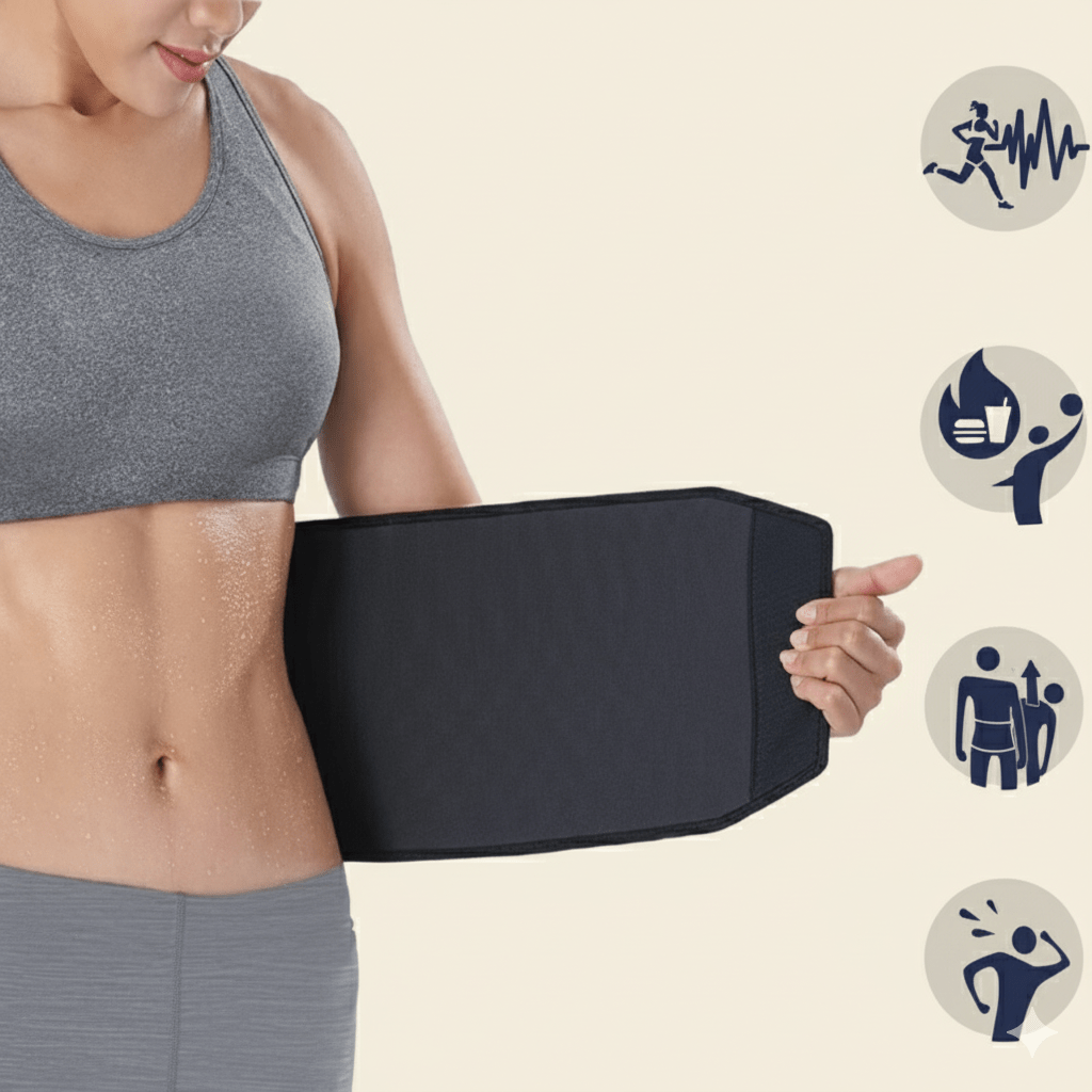 Sweat Slim Belt For Women (Pack of 2)
