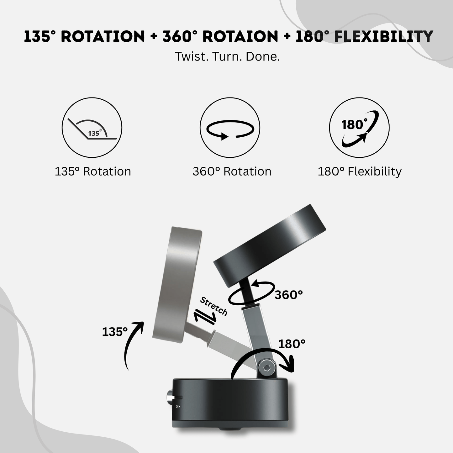Gripster One - Vacuum Magnetic Suction Phone Holder