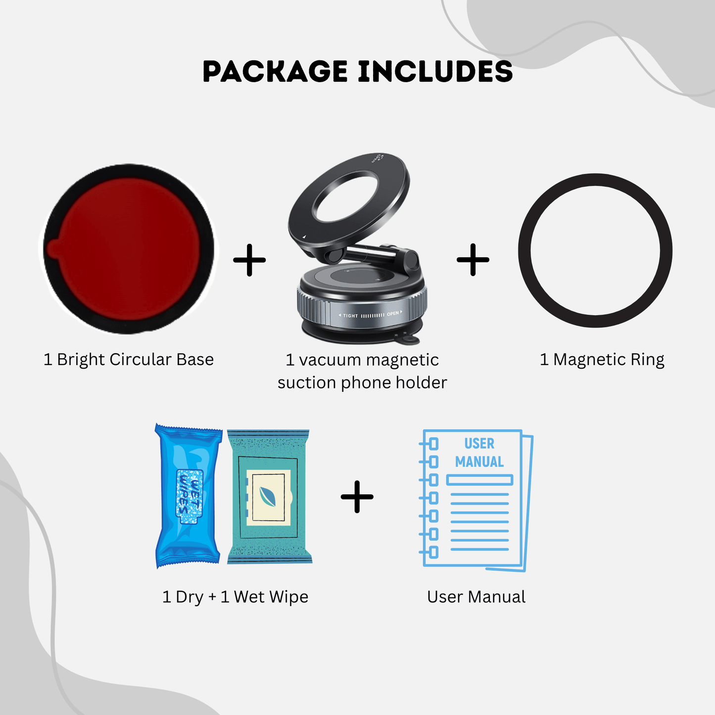 MagMount Flex - Vacuum Magnetic Suction Phone Holder