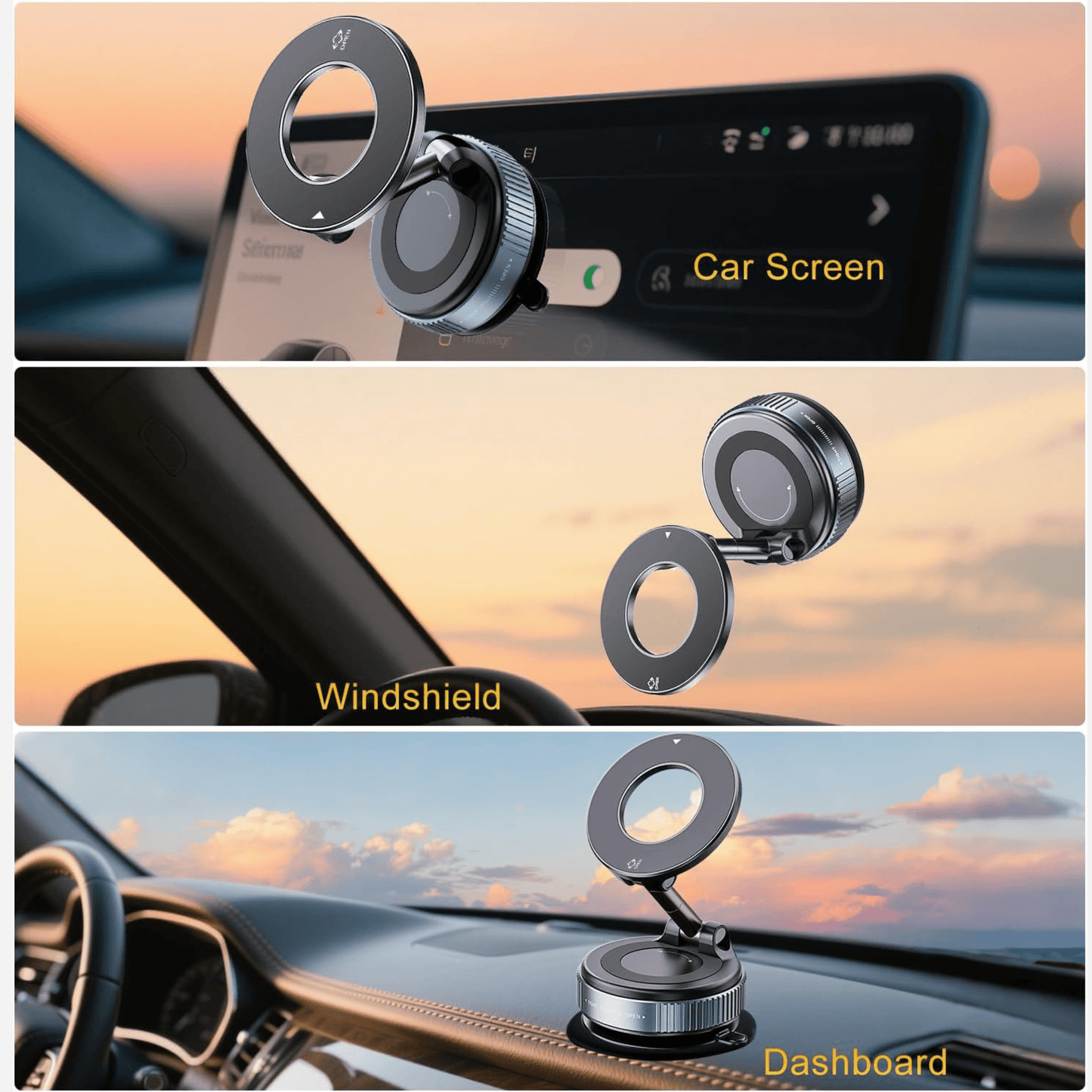 MagMount Flex - Vacuum Magnetic Suction Phone Holder