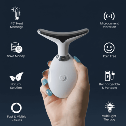 3-in-1 EMS LED Facial Sculptor – Advanced Skin Lift Device