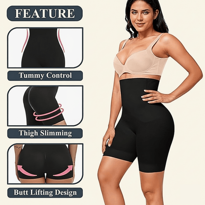 Women Waist Shapewear with Anti Rolling Strip Tummy Control Tucker