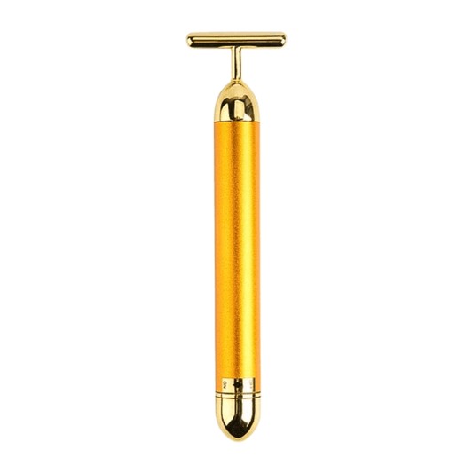 24K Gold Energy Beauty Bar Electric Facial Massage Roller - Diaarp