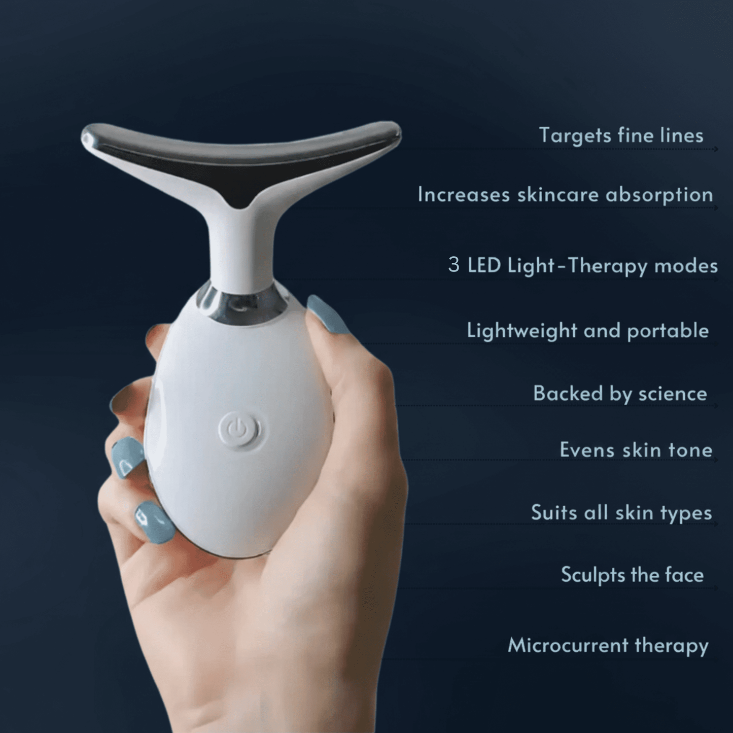 3 - in - 1 EMS LED Facial Sculptor – Advanced Skin Lift Device - Diaarp