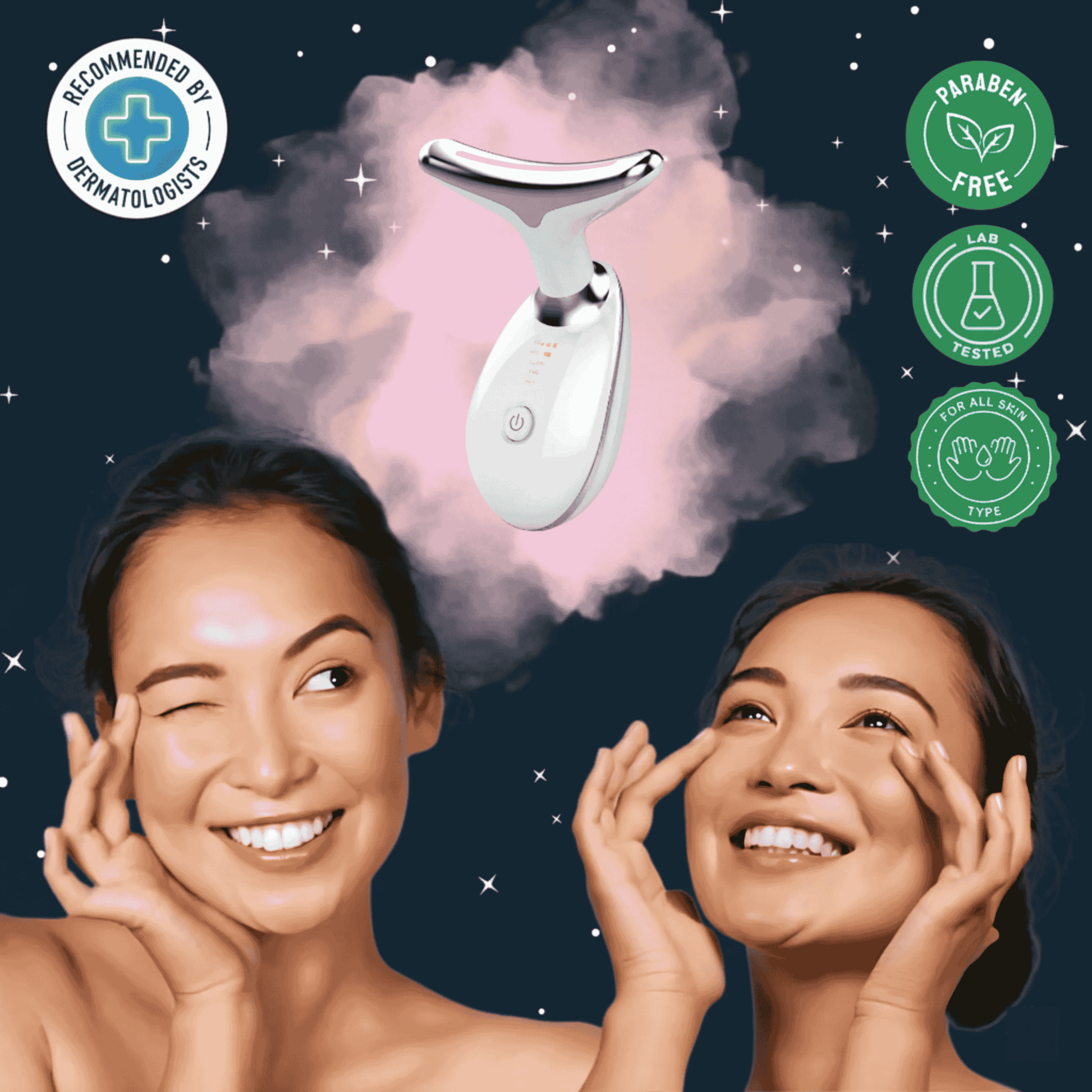3 - in - 1 EMS LED Facial Sculptor – Advanced Skin Lift Device - Diaarp
