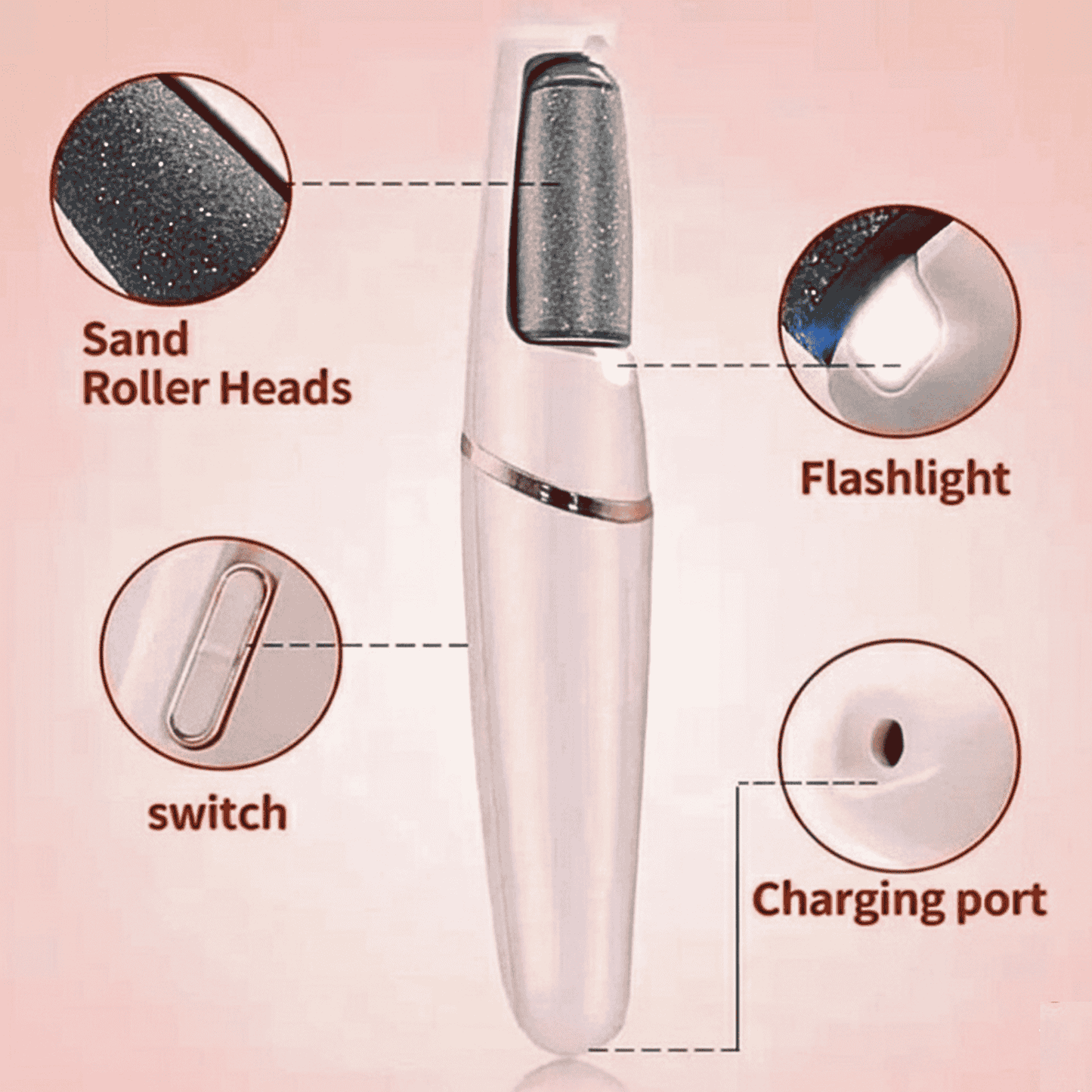 Pedicure Electric Foot Callus Remover