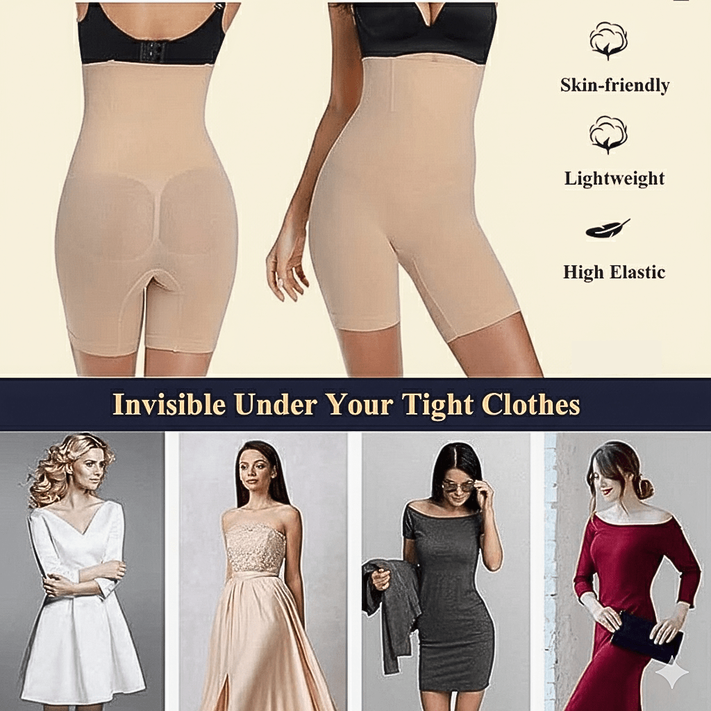 Women Waist Shapewear with Anti Rolling Strip Tummy Control Tucker