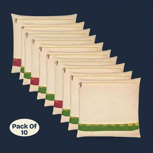 Diaarp Premium Cotton Saree Covers (Pack of 10) - Diaarp