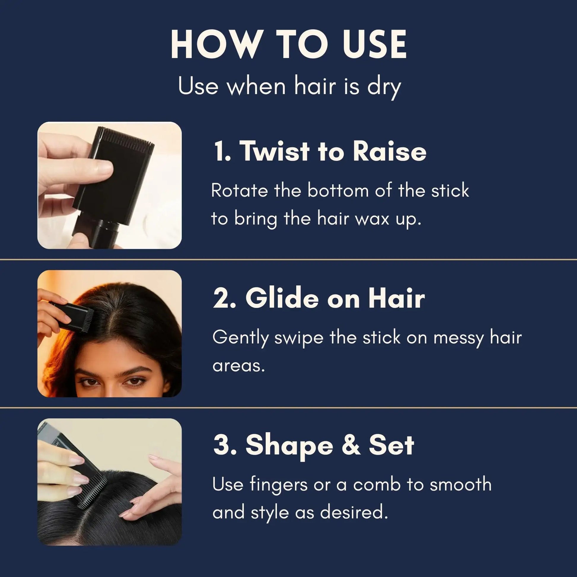 Hair Color Comb Stick BLACK | Waterproof & Sweat - Proof - Diaarp