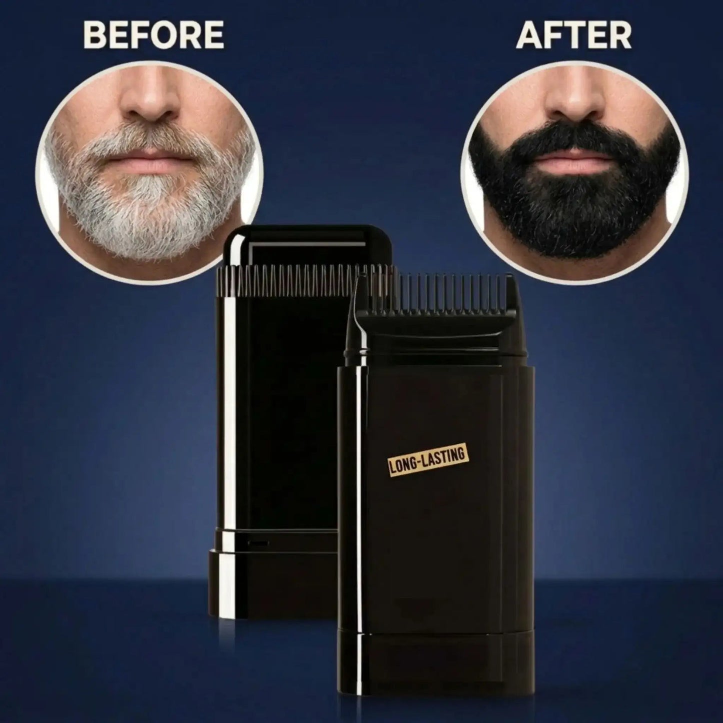 Instant Hair & Beard Color Black – Water & Sweatproof | Buy 1 Get 1 Free - Diaarp