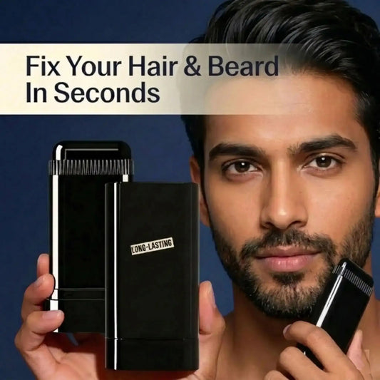 Instant Hair & Beard Color Black – Water & Sweatproof | Buy 1 Get 1 Free - Diaarp