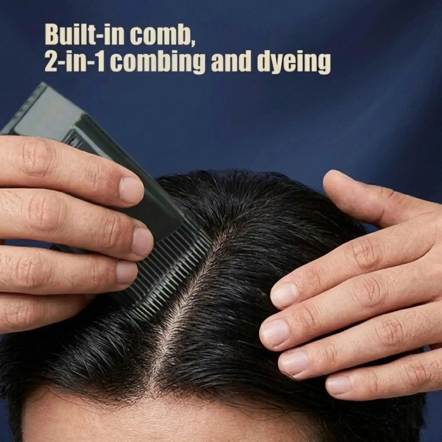 Instant Hair & Beard Color Black – Water & Sweatproof | Buy 1 Get 1 Free - Diaarp