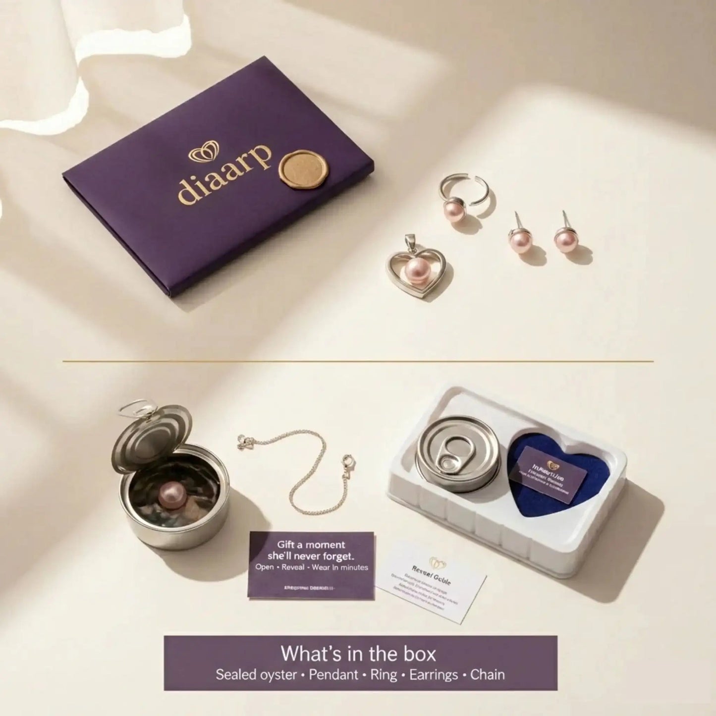 Magical Oyster Pearl Necklace Kit - Diaarp