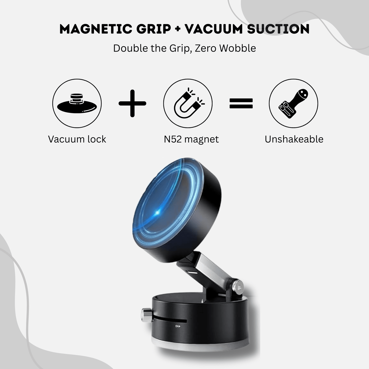 Gripster One - Vacuum Magnetic Suction Phone Holder