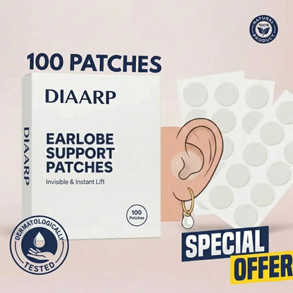 Premium Earlobe Support Patches (100 PCS) - Diaarp