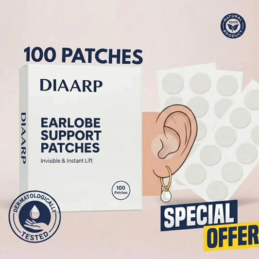 Premium Earlobe Support Patches (100 PCS) - Diaarp