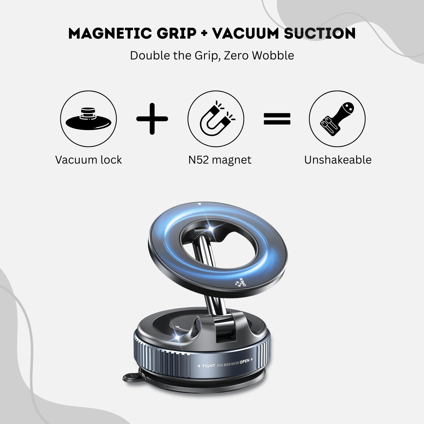 MagMount Flex - Vacuum Magnetic Suction Phone Holder