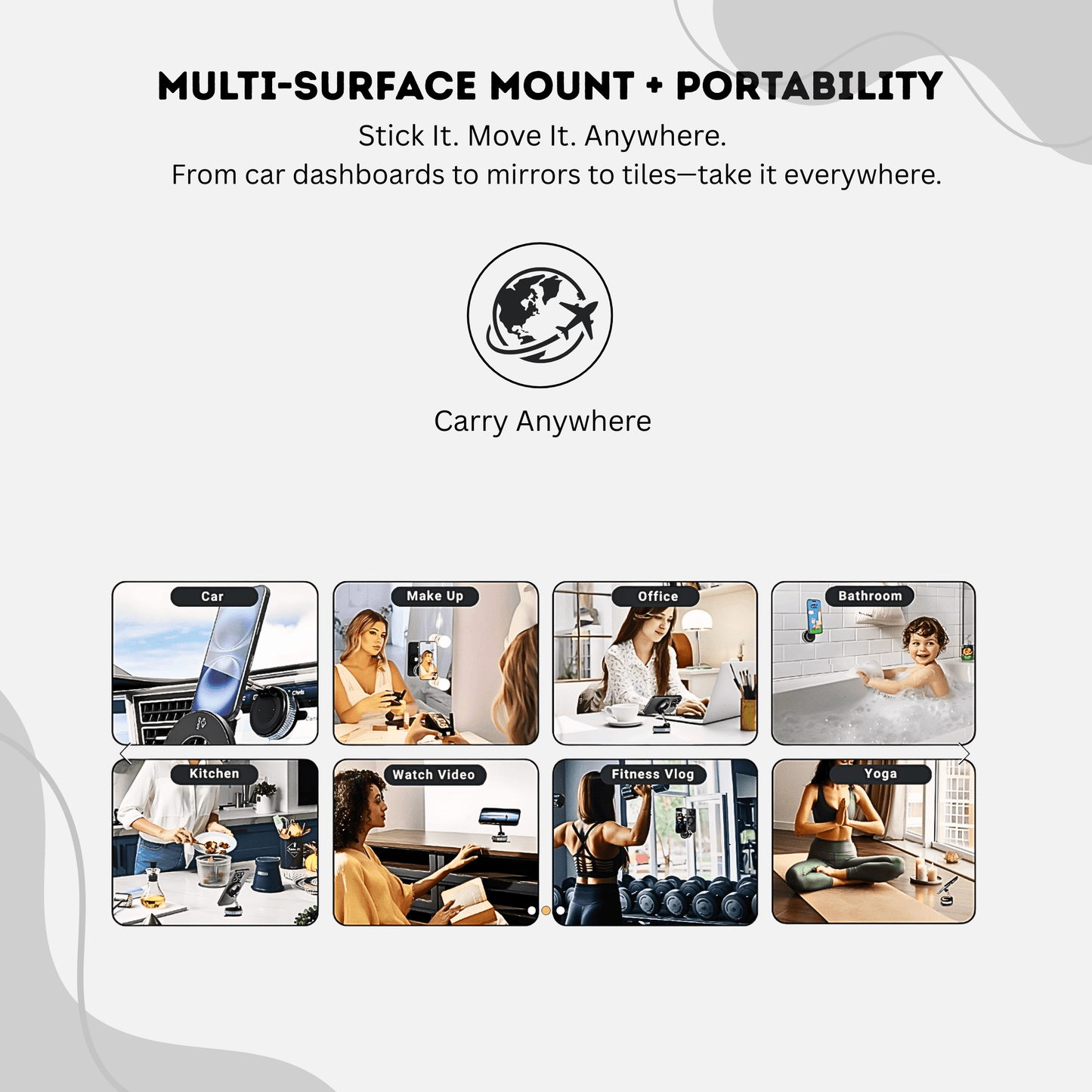 MagMount Flex - Vacuum Magnetic Suction Phone Holder